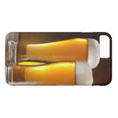 Twee glazen bier op een houten tafel Case-Mate iPhone case (Achterkant (Horizontaal))