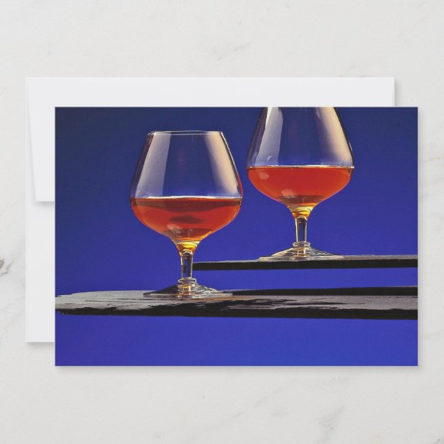 Twee glazen gevuld met Brandy (Voorkant)