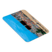 Twee glazen rode wijn met uitzicht van Dubrovnik M Magneet (Rechterzijde)