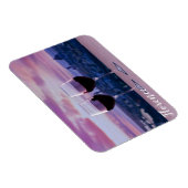 Twee glazen rode wijn op Florence skyline Magneet (Rechterzijde)