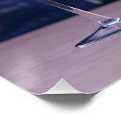 Twee glazen rode wijn op Florence skyline Perfect Poster (Hoek)