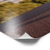 Twee glazen wijn in het café in Parijs Foto Afdruk (Hoek)