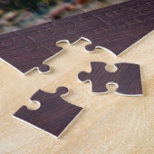 Twee glazen wijn in het café in Parijs Legpuzzel (Zijkant)
