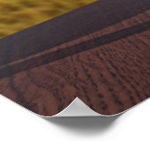 Twee glazen wijn in het café in Parijs Poster (Hoek)