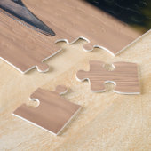 Twee glazen wijn met Eiffeltoren Legpuzzel (Zijkant)