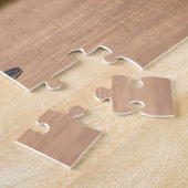 Twee glazen wijn met Eiffeltoren Legpuzzel (Zijkant)