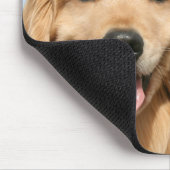 Twee glimlende Golden Retrievers Muismat (Hoek)