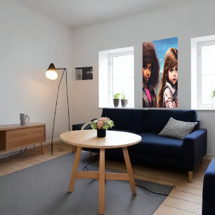 Twee goede vrienden AI Art. Poster