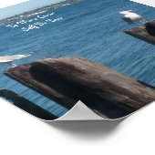 Twee gokken "om zelf waar te zijn" poster (Hoek)