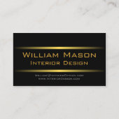 Twee Gold Stripes Professional-Visitekaartje Visitekaartje (Voorkant)