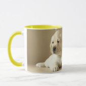 Twee Golden Labrador-Puppies Mok (Links)