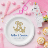 Twee goudankers Bord voor homohuwelijk (Feest)