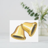 Twee gouden cellen briefkaart (Staand voorkant)