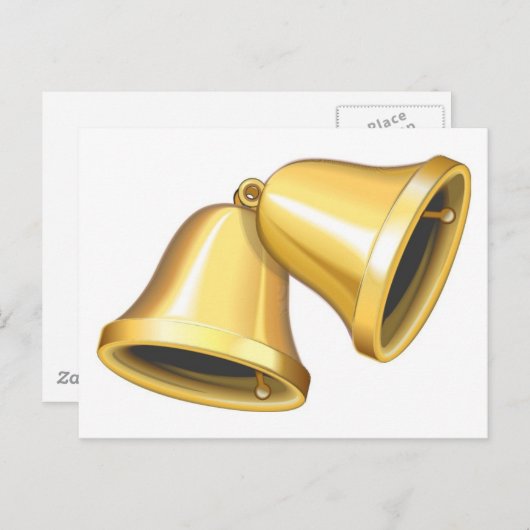 Twee gouden cellen briefkaart (Voorkant / Achterkant)