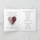 Twee gouden harten, altijd jouw liefde kaart (Binnen)