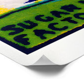 Twee Gouden Herten - Matchbox Print - Esthetische (Hoek)