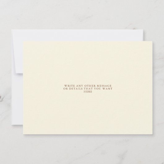 Twee gouden trouwringen bewaren de datum save the date (Achterkant)