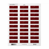 Twee gouden trouwringen etiket (Full Sheet)
