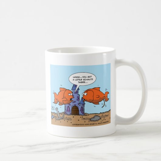 Twee goudvissen—vriendschap koffiemok (Rechts)