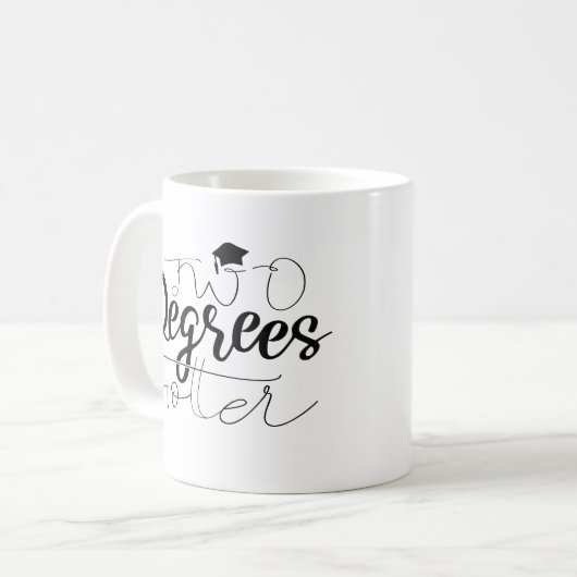 Twee graden hetere herdenkingskoffie Mok (Voorkant links)