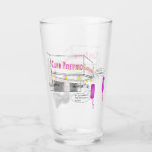 Twee gramnegatieve rijen lopen in een balk glas (Voorkant)