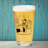 Twee Grappige Bruiloft & Huwelijk Cartoons op een