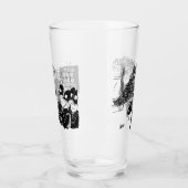 Twee grappige Cartoons Glas (Links)