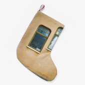 TWEE GRAY LIJST GLASS WINDOWS KLEINE KERSTSOK (Voorkant (Hangend))