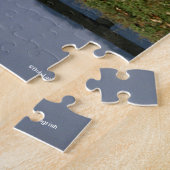 Twee Gray Percheron-paarden met dappel Legpuzzel (Zijkant)