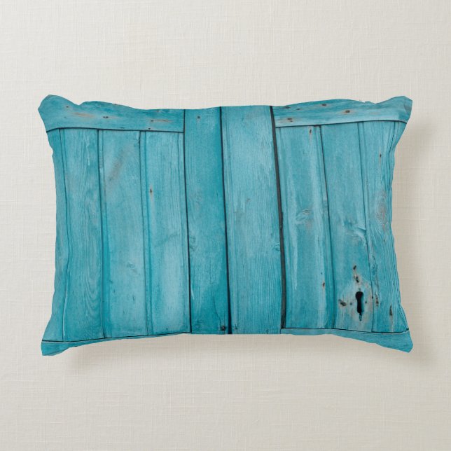 TWEE GRAY WOODEN DOORS ACCENT KUSSEN (Voorkant)