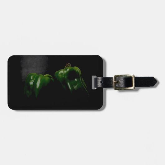 Twee Green Peppers cd lta Bagagelabel (Voorkant horizontaal)