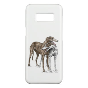 Twee Greyhound Friends Dog Art Case-Mate Samsung Galaxy S8 Hoesje