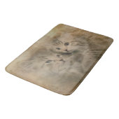 twee griepachtige tapijten in Waterverf Badmat (Gekanteld)