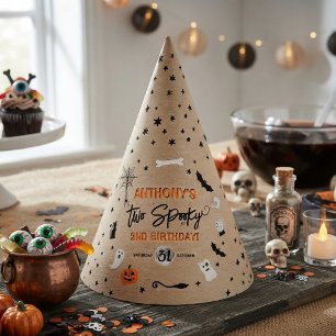Twee griezelig! 2e verjaardagsfeestje met Hallowee Feesthoedjes