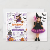 Twee griezelige 2de verjaardag kaart (Voorkant)