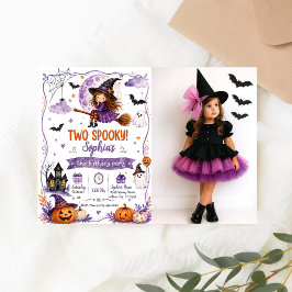 Twee griezelige 2de verjaardag kaart