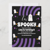 Twee Griezels Halloween Feest Kaart (Voorkant)