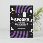Twee Griezels Halloween Feest Kaart (Staand voorkant)