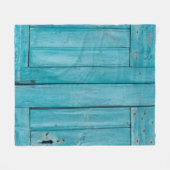 Twee grijze houten deuren fleece deken (Voorkant (Horizontaal))