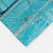 Twee grijze houten deuren fleece deken (Hoek)