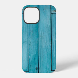 Twee grijze houten deuren iPhone 12 hoesje