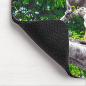 Twee groene apen die in de Muismat van de Druk van (Hoek)