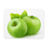 Twee groene appels magneet (Horizontaal)