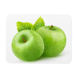 Twee groene appels magneet