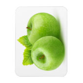 Twee groene appels magneet (Verticaal)