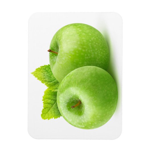Twee groene appels magneet (Verticaal)