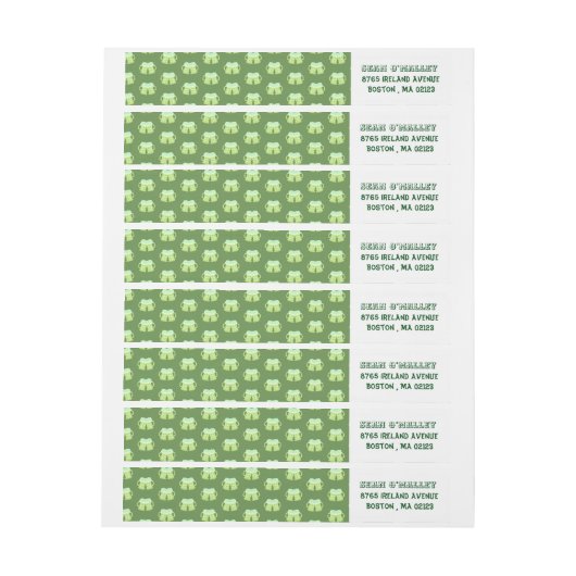 Twee groene bierpatronen - St-Patrick's Day (Vel)