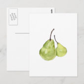 Twee groene Briefkaarten (Voorkant / Achterkant)