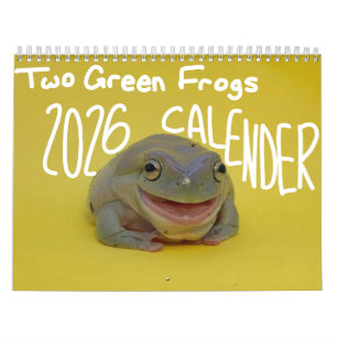 Twee Groene Kikkers' 2026 Agenda Kalender