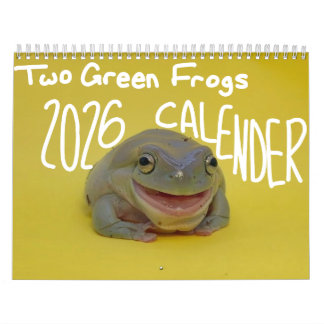 Twee Groene Kikkers' 2026 Agenda Kalender